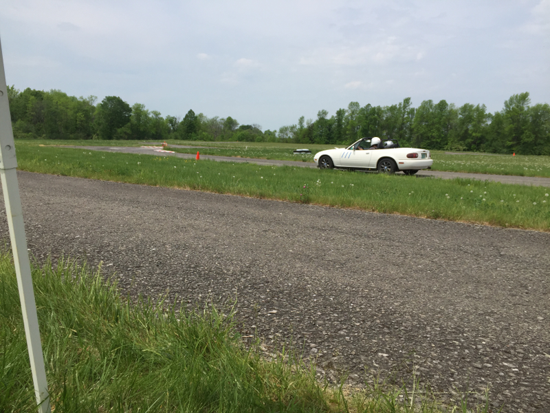 Prepping for the Chicane - photo courtesy of myself, Miata being piloted by it’s owner.